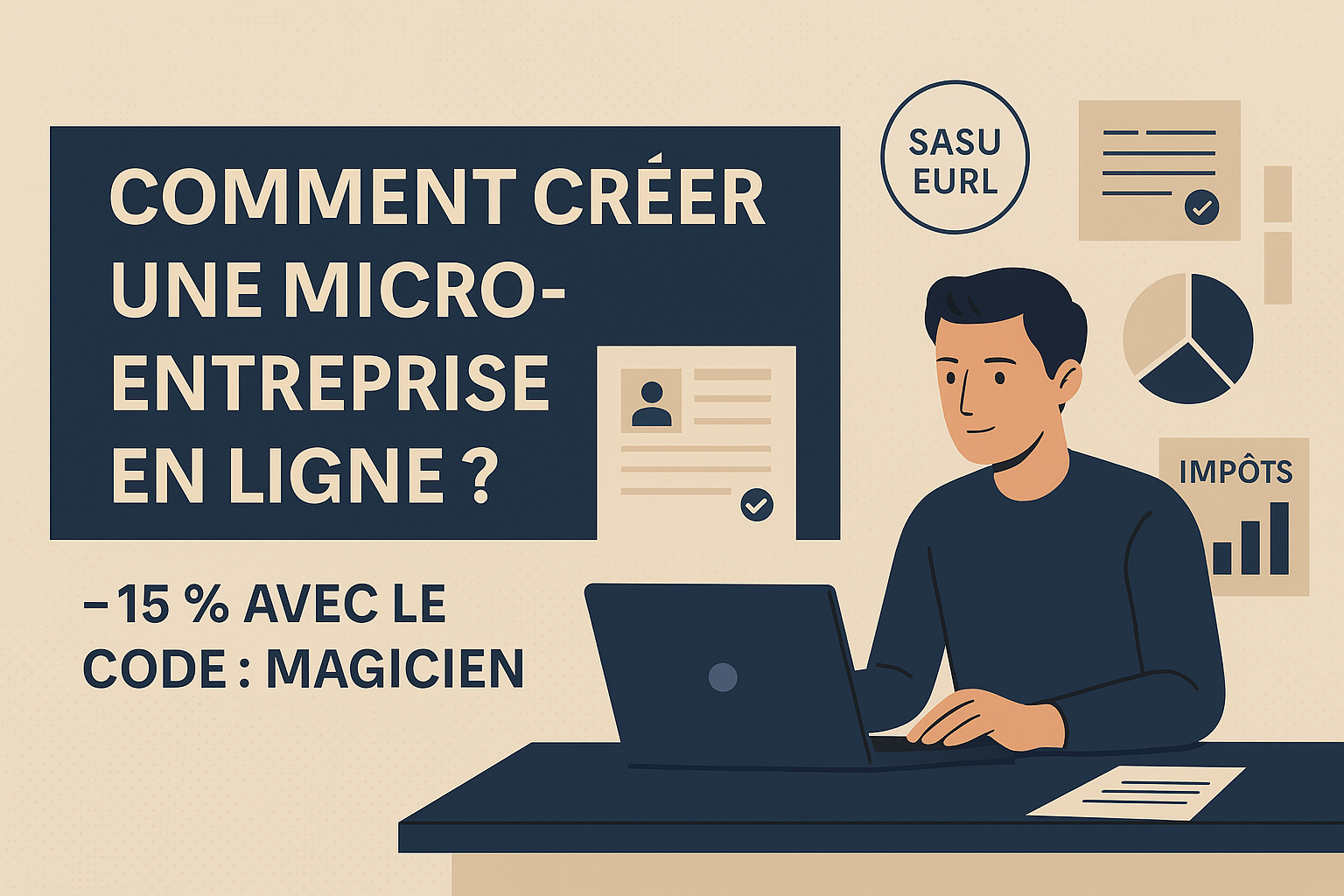 comment créer une micro-entreprise en ligne