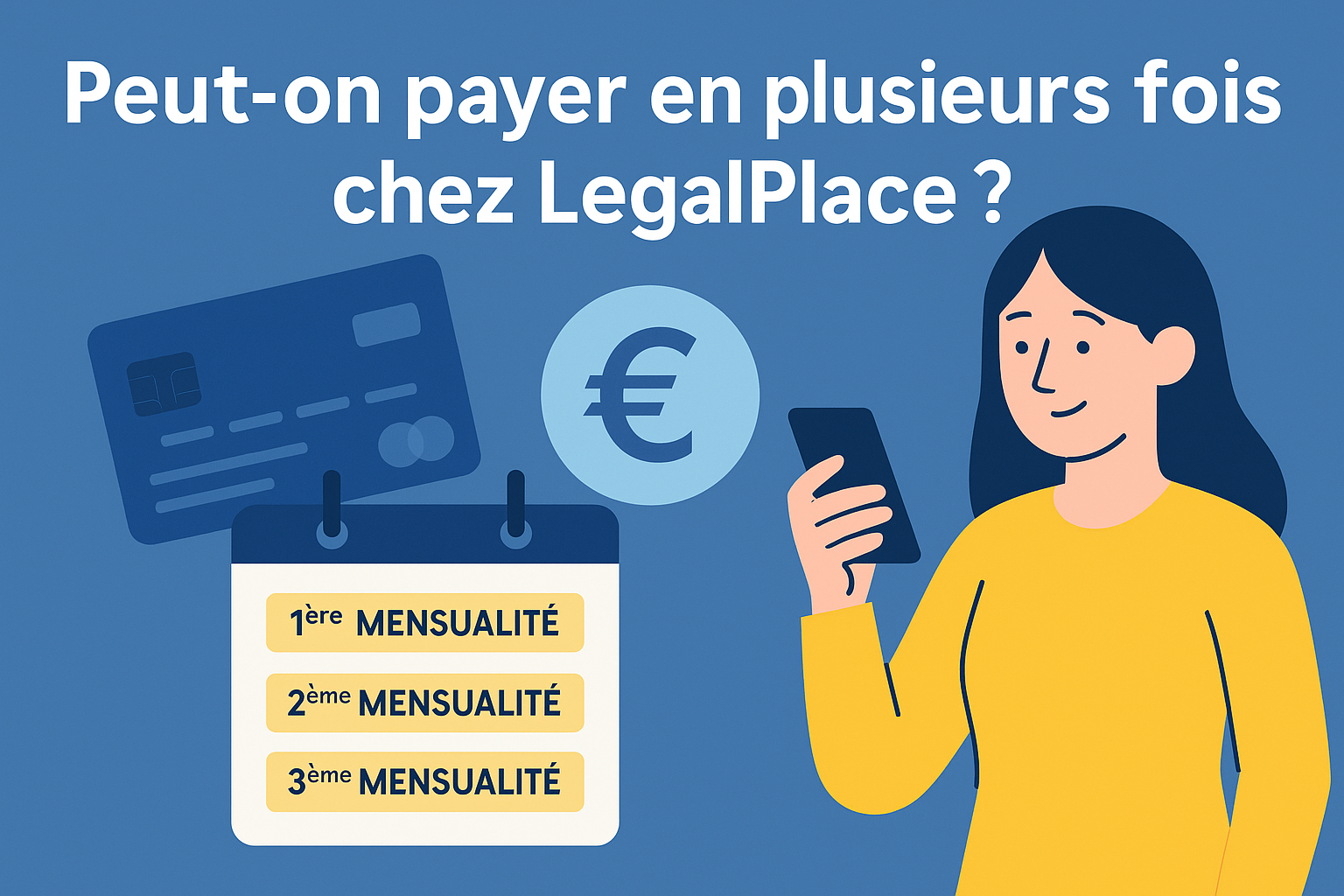 Peut-on payer en plusieurs fois chez LegalPlace ?