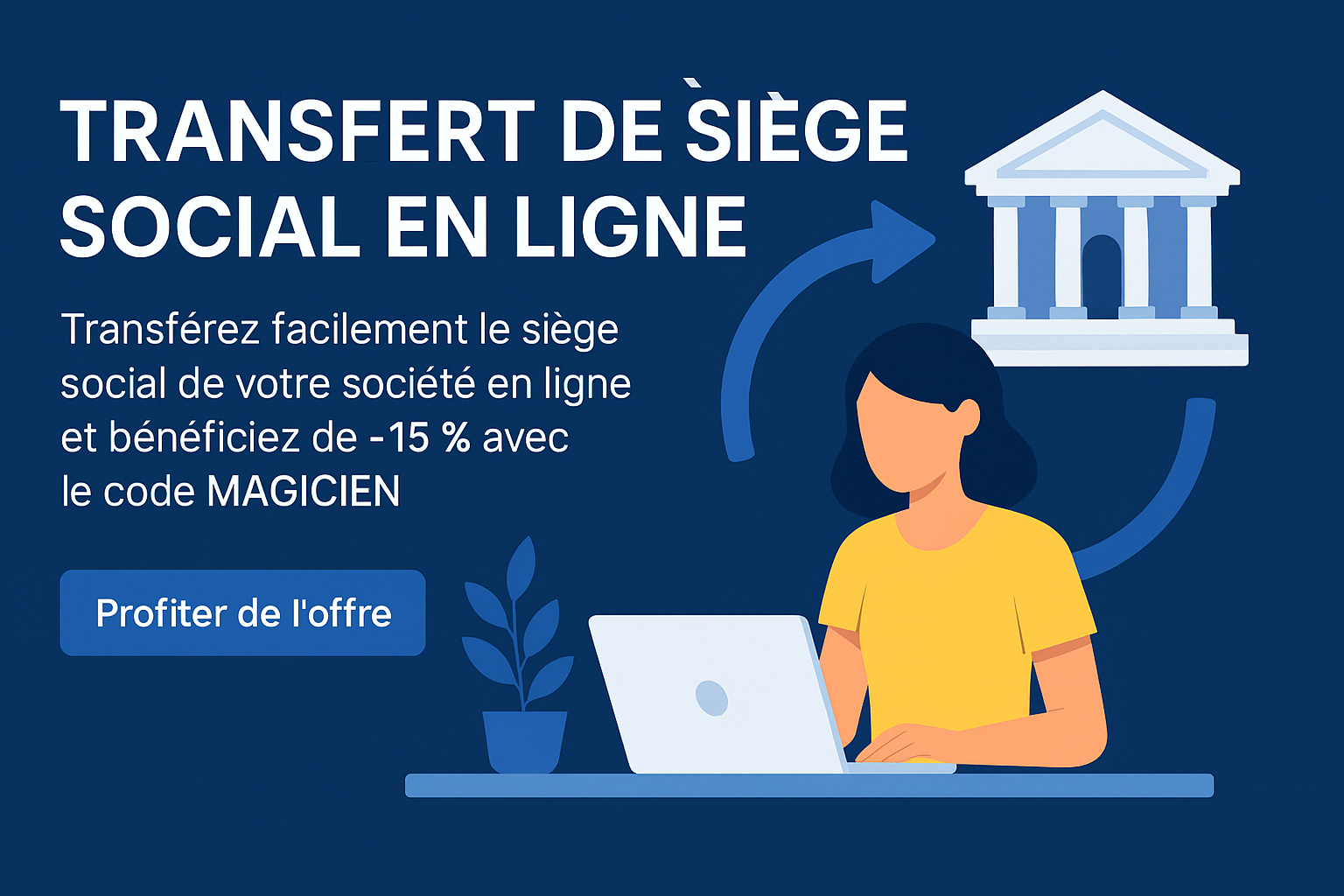 Transfert de siège social en ligne