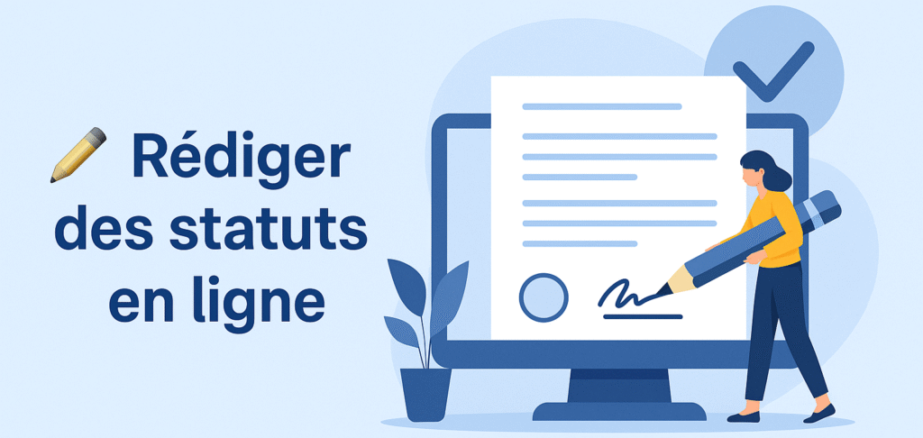 Rédiger des statuts en ligne