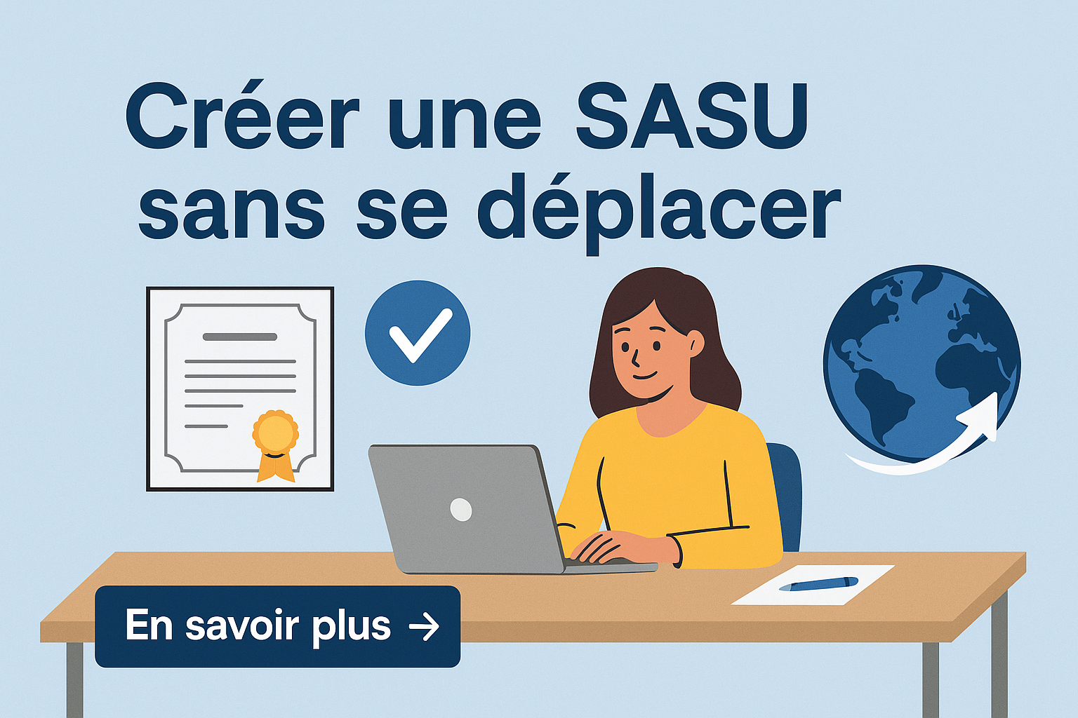 Créer une SASU sans se déplacer