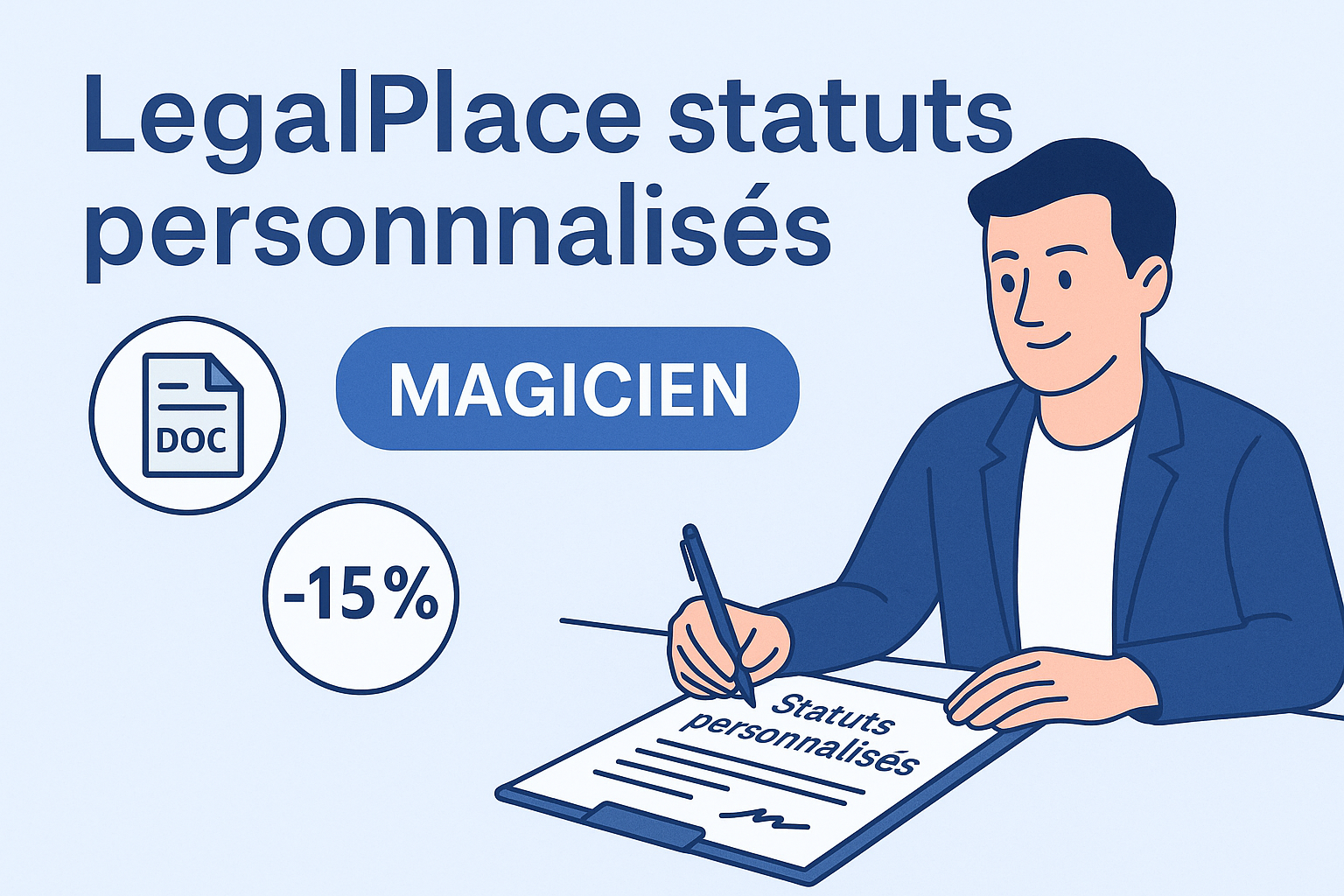 LegalPlace statuts personnalisés