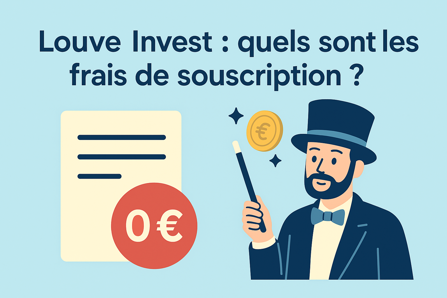 Louve Invest frais de souscription