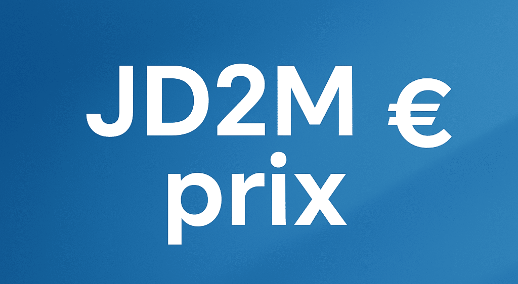 JD2M prix