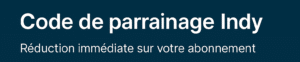 Code de parrainage Indy
