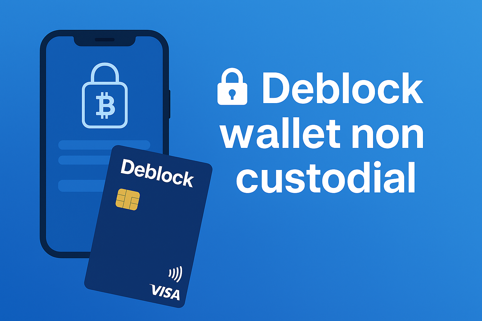 Deblock wallet non custodial - Le Magicien des Impôts