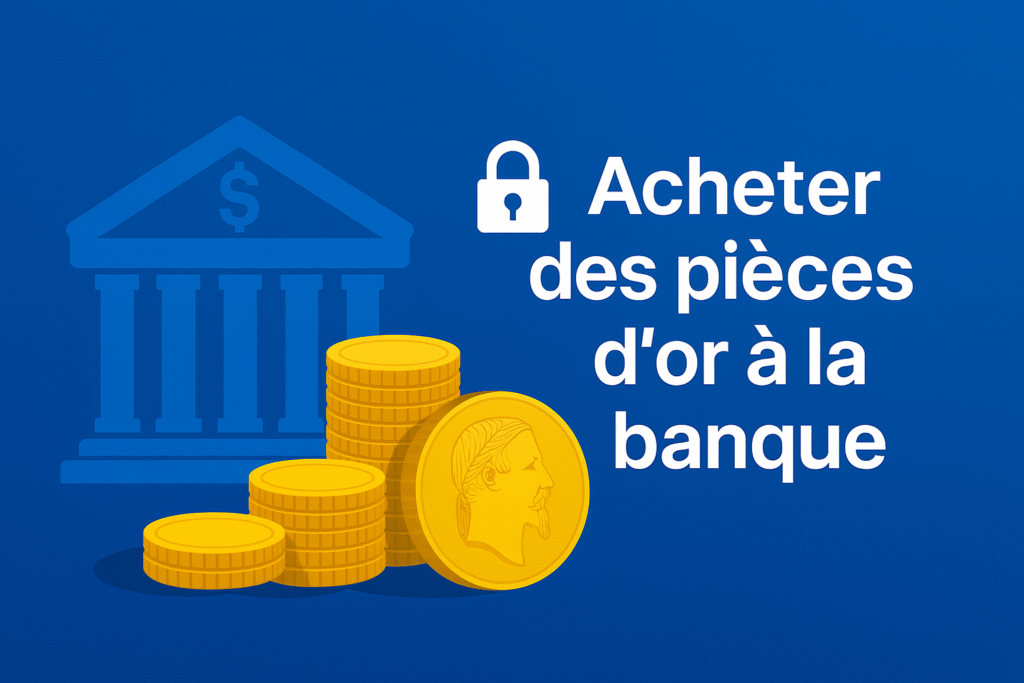 Acheter des pièces d'or à la banque