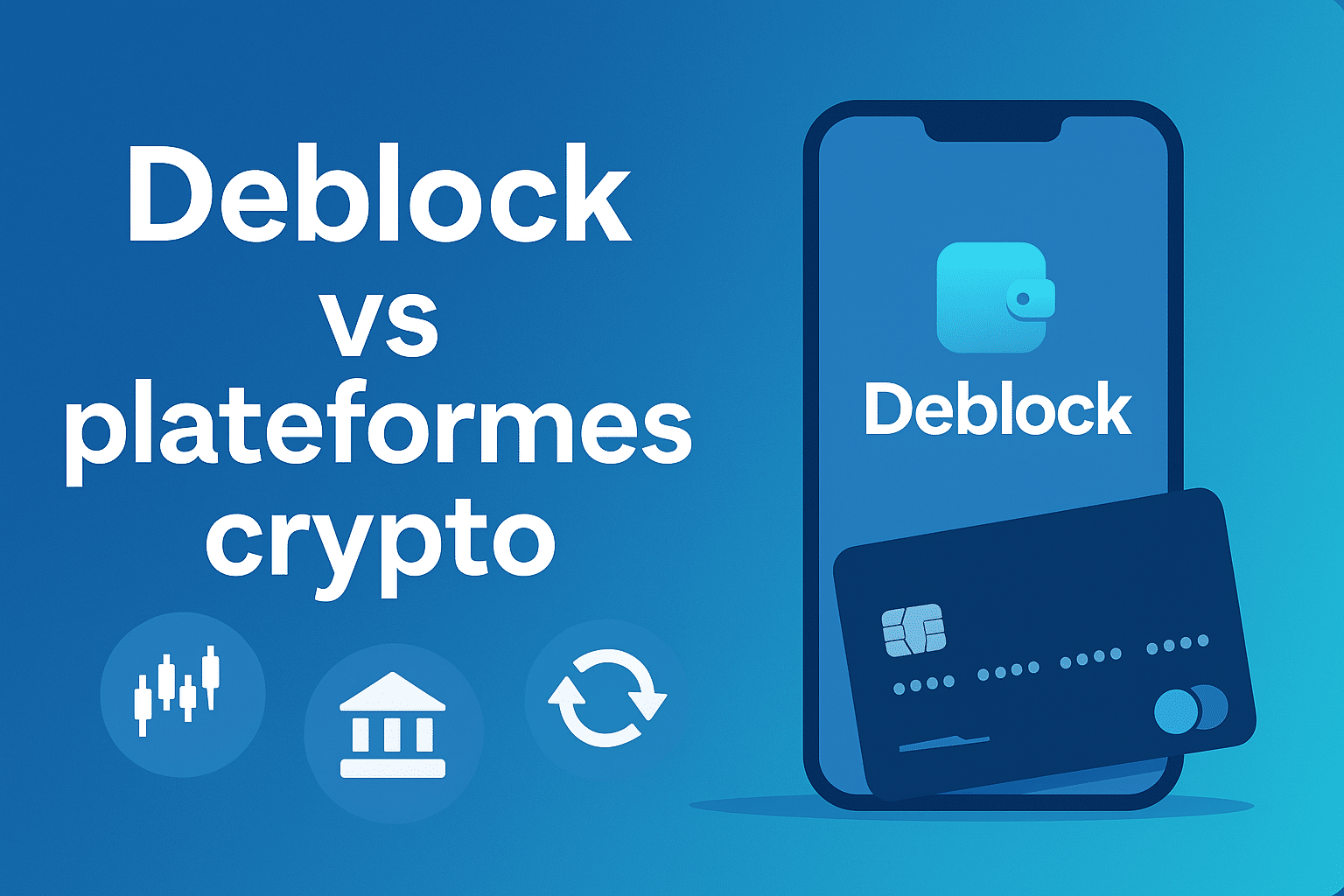 Deblock vs plateformes crypto - Le Magicien des Impôts