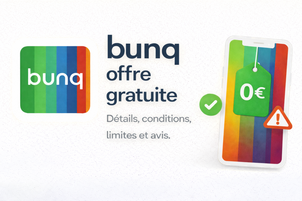 bunq offre gratuite