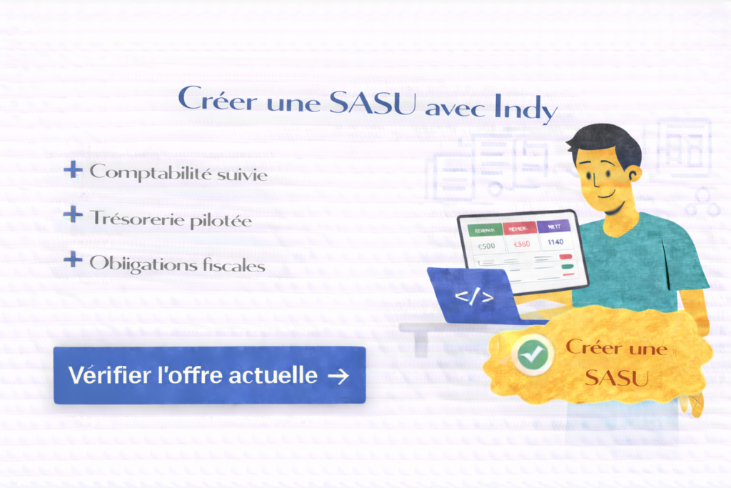 Créer une SASU avec Indy