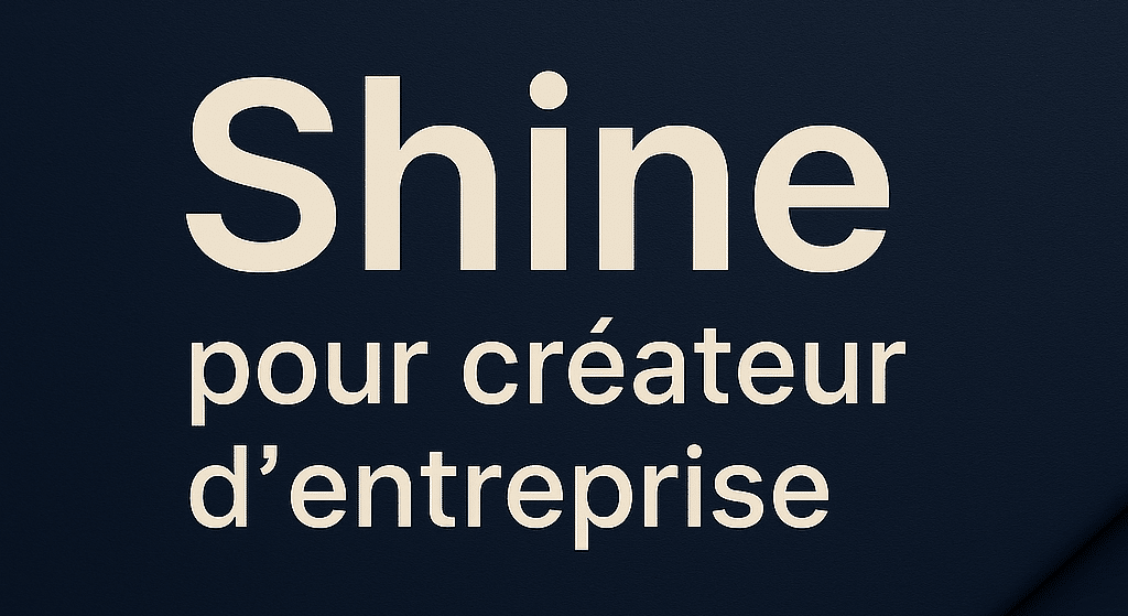 Shine pour créateur entreprise