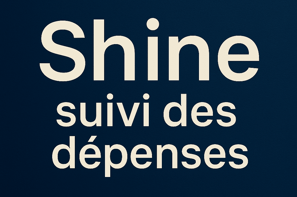 Shine suivi des dépenses