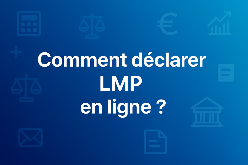 Comment déclarer LMP en ligne ?