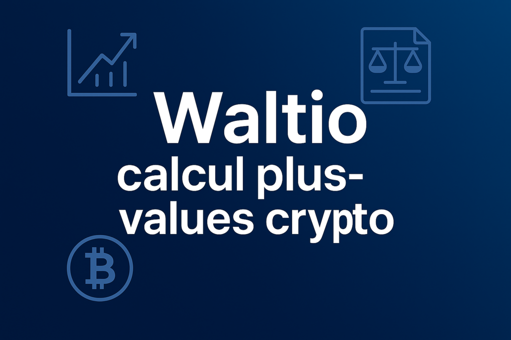 Waltio calcul plus-values crypto