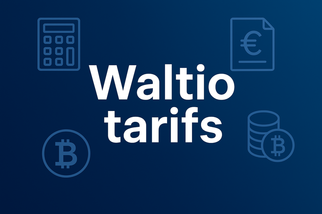Waltio tarifs
