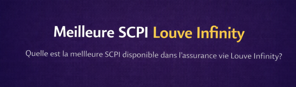 Meilleure SCPI Louve infinity