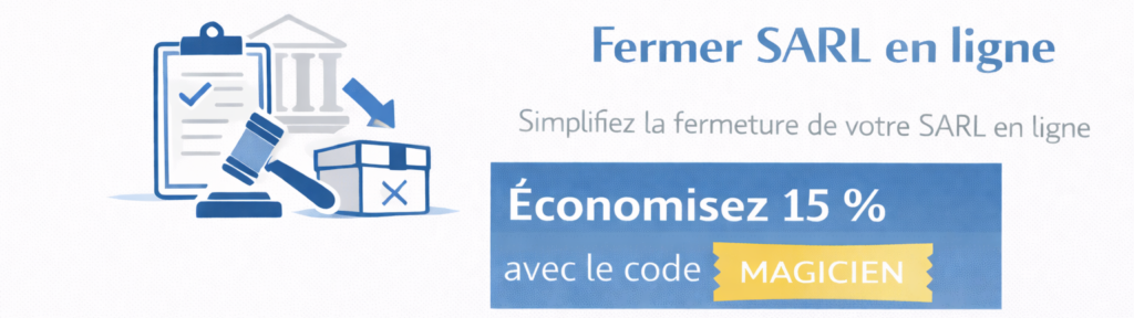 Fermer une SARL en ligne