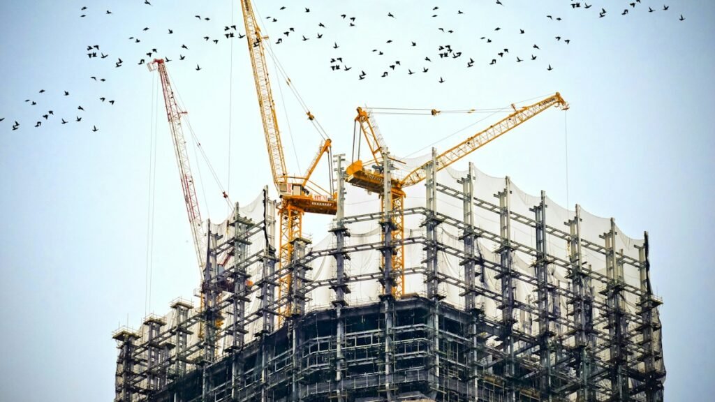 Chantier immobilier financé par La Première Brique